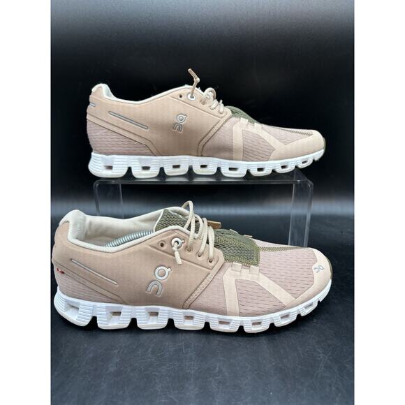 On Shoes - On Cloud 5 Women’s Road Running Shoes Size 8.5 Rosebrown Camo Speed Laces Pink